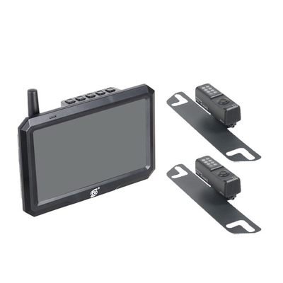 5 pixel de reserva del monitor 1080P de las cámaras de la radio del color de la pulgada con el sistema de 2 canales