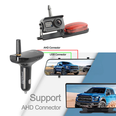 Receptor inalámbrico del cargador del coche de la cámara AHD del revés de DVR 2.4GHz 1080P HD